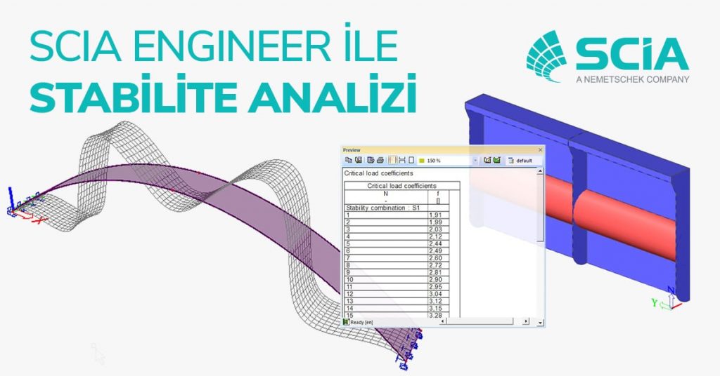 SCIA Engineer ile Stabilite Analizi