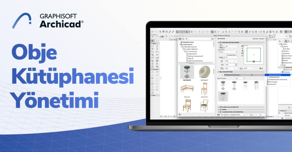 archicad obje kutuphanesi yonetimi 1200x628 1 Archicad’de Obje Kütüphanenizi Kolayca Yönetin