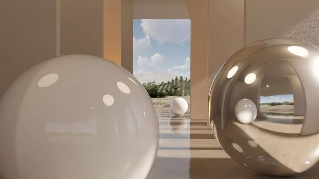 Lumion 2023 Close up spheres Lumion 2023 ile Geleceğe Dokunun