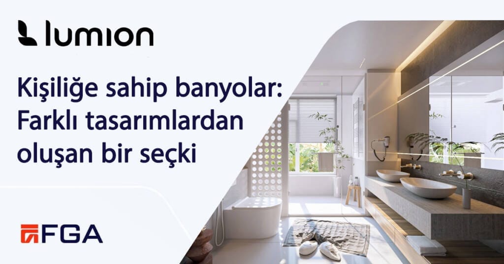 Lumion Community’de Sergilenen Eşsiz Banyo Renderlarından Bir Koleksiyon