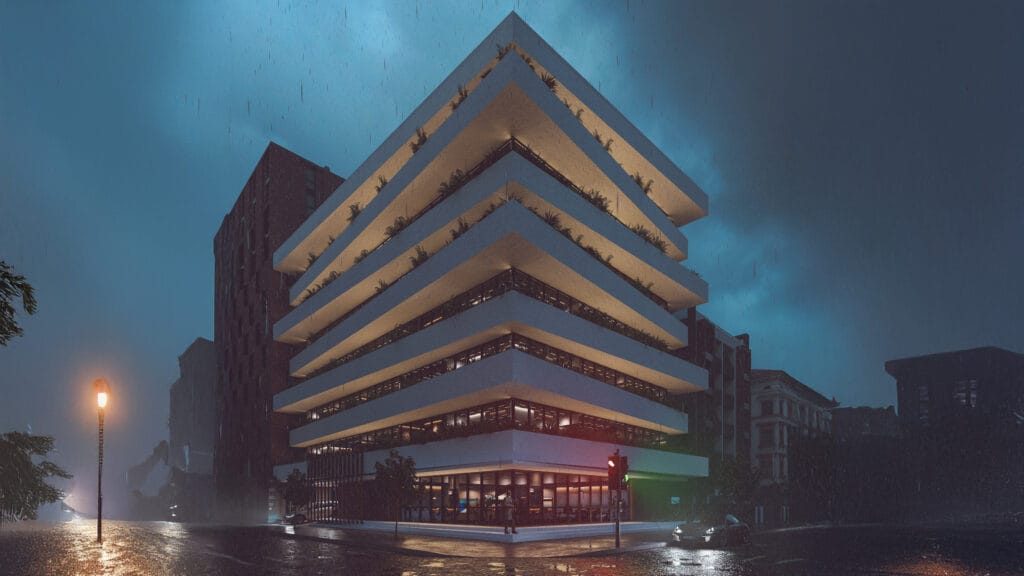 Dis Cephe Ofis Gece 3 Lumion Efekt Setleri – Profesyonellerden Ücretsiz Sahneler